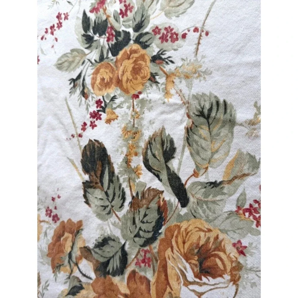 Le Telerie Toscane Heirloom Tablecloth 100% Cotton Floral Luxury Italy 96x66